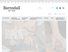 Tablet Screenshot of barnsdall.org